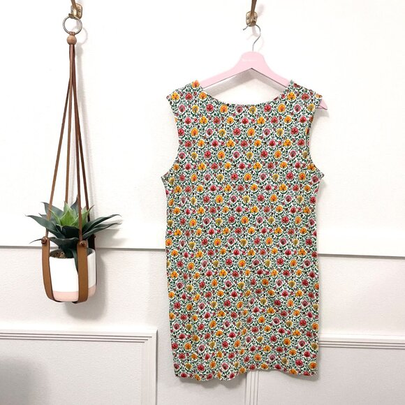 Boden Sleeveless Jersey Shift Dress in Enchanting Bloom Size 6 D0616 - Picture 2 of 6
